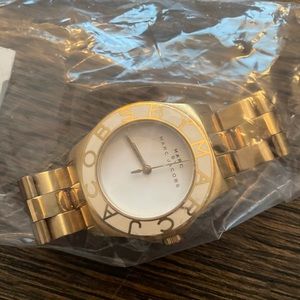 Gold Marc Jacobs watch